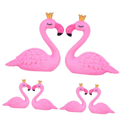 NAMOARLY Flamingo Figuren Miniatur Krone Flamingo Garten Dekoration Für Moos Landschaftsornamente Flamingo Deko Für Garten Und Innenräume NAMOARLY Flamingo Figuren Miniatur Krone Flamingo Garten Dekoration Für Moos Landschaftsornamente Flamingo Deko Für Garten Und Innenräume von NAMOARLY