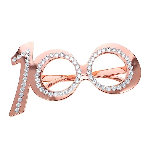 NAMOARLY 100 Geburtstag Party Brille Lustige Strass Geburtstag Zu Tragen NAMOARLY 100 Geburtstag Party Brille Lustige Strass Geburtstag Zu Tragen von NAMOARLY