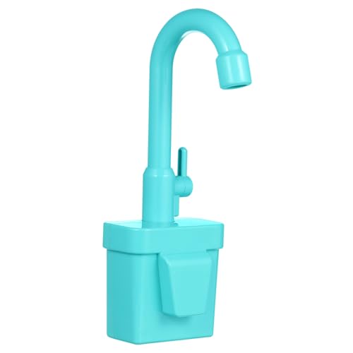 NAMOARLY Geschirrspüler Wasserhahnspielzeug Drehen Gefälschter Wasserhahn Vorgeben Waschbecken Küchenarmatur Waschmaschine Ersatz Wasserhahn Blue Plastik von NAMOARLY