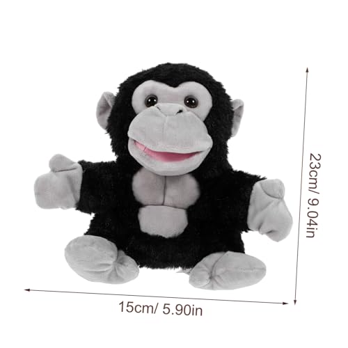 NAMOARLY Gorilla Handpuppe Plüsch Tierhandpuppe Interaktiv Lernspielzeug Stofftier Handpuppe für Frühkindliche Entwicklung und Eltern Junge Mädchen Bindung NAMOARLY Gorilla Handpuppe Plüsch Tierhandpuppe Interaktiv Lernspielzeug Stofftier Handpuppe für Frühkindliche Entwicklung und Eltern Junge Mädchen Bindung von NAMOARLY