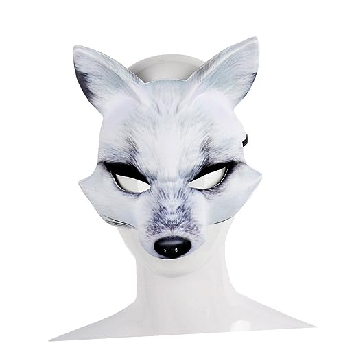 NAMOARLY Halloween-Maske halloween masken halloweenmaske gesichtsmaske halloween masken zu halloween faschings masken Dinosauriermaske Fuchsmasken Augenmaske Cosplay-Maske Halbmaske Weiß NAMOARLY Halloween-Maske halloween masken halloweenmaske gesichtsmaske halloween masken zu halloween faschings masken Dinosauriermaske Fuchsmasken Augenmaske Cosplay-Maske Halbmaske Weiß von NAMOARLY