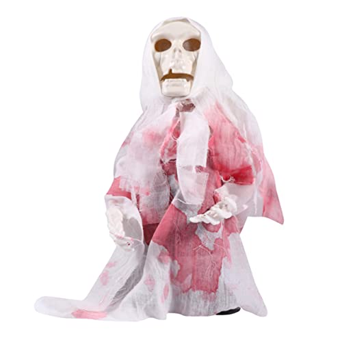NAMOARLY Halloween Animiertes Gesicht Walking Ghost Tricky Toy Spielzeug Puppe Weiß Polyester Baumwolle Elektrisch von NAMOARLY