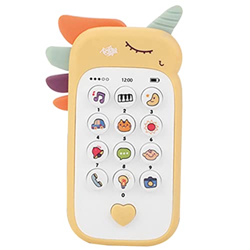 NAMOARLY Handy für kinderhandy Handy Beißbares Handy Mobile Handy Simuliertes Babyphone Telefon -Telefon Plastik Yellow NAMOARLY Handy für kinderhandy Handy Beißbares Handy Mobile Handy Simuliertes Babyphone Telefon -Telefon Plastik Yellow von NAMOARLY