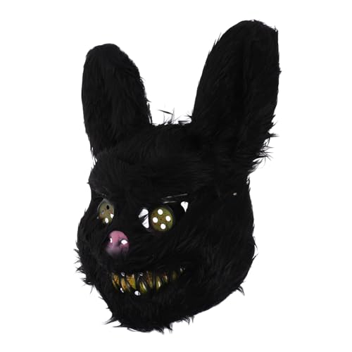 NAMOARLY Hasenmaske halloween maske schwarz Damen Verkleidungs Lustige böser Hase blutige Halloween- schreckliche Partydeko en-nverzierung Plüsch NAMOARLY Hasenmaske halloween maske schwarz Damen Verkleidungs Lustige böser Hase blutige Halloween- schreckliche Partydeko en-nverzierung Plüsch von NAMOARLY