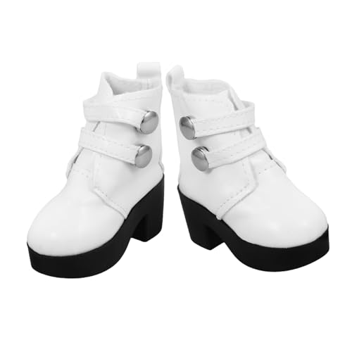 NAMOARLY Hochwertige PU Stiefel Für Puppen Hochhackige Puppenschuhe Elegante Schuhe Für Puppen Outfits Zubehör Für Puppenmode Und Dekoration Für Puppenliebhaber von NAMOARLY
