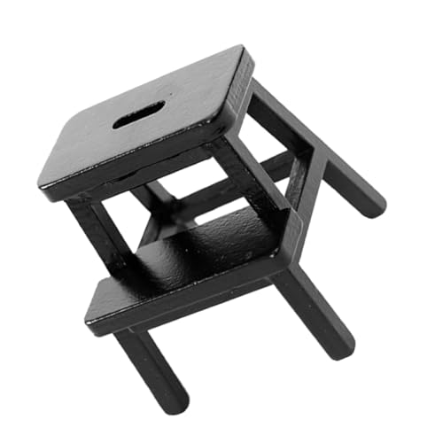NAMOARLY Puppenhaus-hocker-zubehör Miniatur-tritthocker Aus Holz Für Die Miniatur-hausaufteilung Glatt Und Robust von NAMOARLY