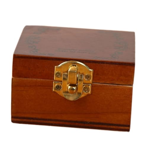 NAMOARLY Puppenhaus Miniatur /12 Maßstab Mini Holz Box Miniatur Holz Zubehör 1pc von NAMOARLY