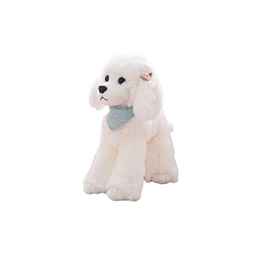 NAMOARLY Kindergeschenkpuppe Stofftiere Ausgestopftes Tierspielzeug Plüsch-welpenspielzeug Spielzeug Für Kinder Hundefiguren Welpenfiguren Dwebble-plüsch Plüschtier -Hund Weiß Haustier von NAMOARLY