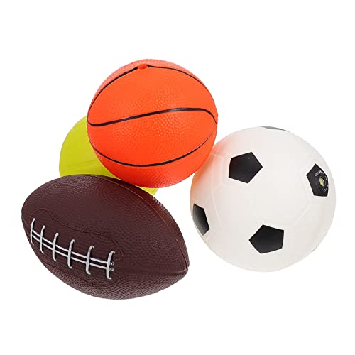 NAMOARLY Inflatable Spielzeugball Set Teilig PVC Bunte Rugby Volleyball Basketball Fußball für Werfen Kicken Zufällige Farbe Zufällige Farbe NAMOARLY Inflatable Spielzeugball Set Teilig PVC Bunte Rugby Volleyball Basketball Fußball für Werfen Kicken Zufällige Farbe Zufällige Farbe von NAMOARLY