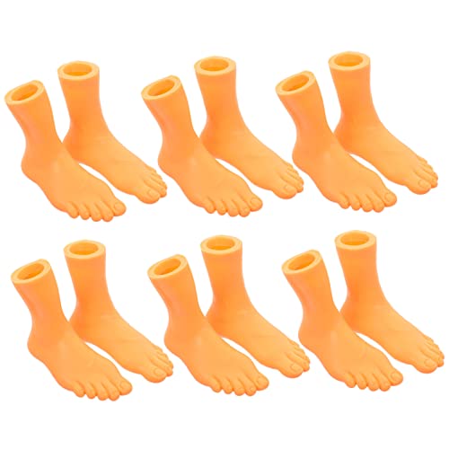 NAMOARLY 6 Paar Fuß-fingerpuppen für Jungen und Mädchen Set für Kleinkinder Lustiges Lernspielzeug NAMOARLY 6 Paar Fuß-fingerpuppen für Jungen und Mädchen Set für Kleinkinder Lustiges Lernspielzeug von NAMOARLY