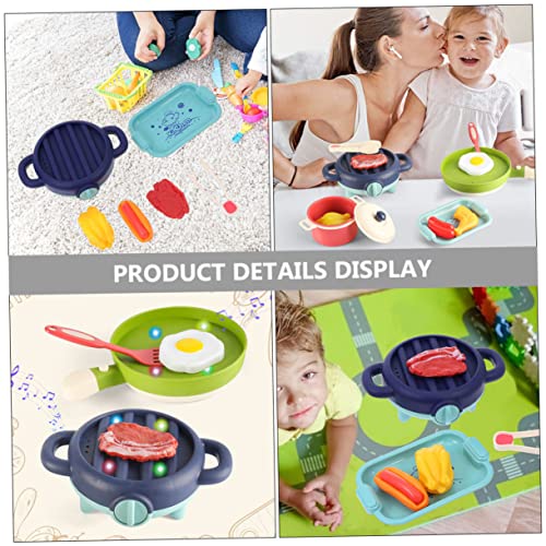 NAMOARLY Kinderküche Spielset Elektrischer Licht und Sound Kindergrill Imitation Kochspielzeug für Jungen und Mädchen Kreatives Küchenzubehör Fantasie und Geschicklichkeit NAMOARLY Kinderküche Spielset Elektrischer Licht und Sound Kindergrill Imitation Kochspielzeug für Jungen und Mädchen Kreatives Küchenzubehör Fantasie und Geschicklichkeit von NAMOARLY