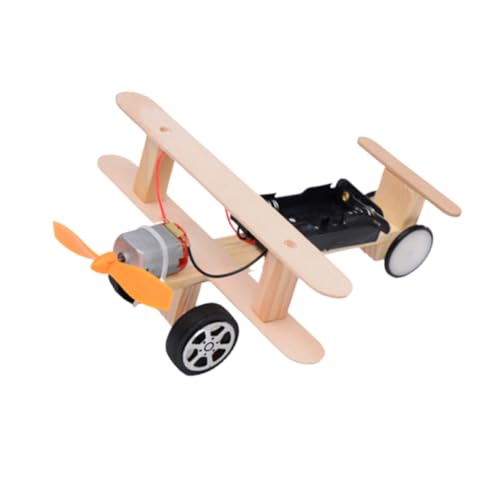 NAMOARLY Kinderspielzeug Flugzeugmodell Bastelpuzzle Fliegende Modellflugzeuge Holzspielzeug Spielzeuge DIY-Montagemodell Flugzeug selber Bauen elektrisch handgefertigte Materialien Student von NAMOARLY