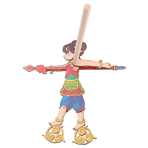 NAMOARLY Kinderspielzeug Puppen Schattenmarionette Schattenpuppe Selber Machen Handpuppe Traditionelles Schattenspiel Tanz-Requisite Handgefertigtes Marionette Für Holz NAMOARLY Kinderspielzeug Puppen Schattenmarionette Schattenpuppe Selber Machen Handpuppe Traditionelles Schattenspiel Tanz-Requisite Handgefertigtes Marionette Für Holz von NAMOARLY