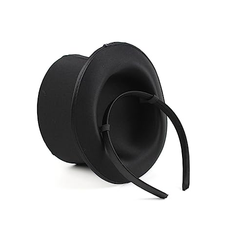 NAMOARLY Kleiner Hut Dessert-Zylinder Accessoires Hut Schmuck Kopfschmuck Zylinder Hut Dreidimensionaler Zylinder Kappe Mesh-Hut Stirnband Kopfschmuck Bezaubernder Hut Cocktailhut Black von NAMOARLY
