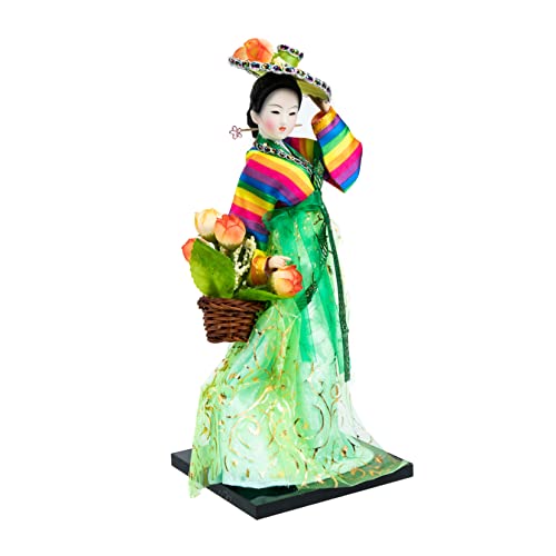 NAMOARLY Koreanische Puppe Mädchen Mädchen Heimdekoration Koreanisches Kunsthandwerk Tischpuppe Schreibtischpuppe Zarte Puppe Clan Stil Person Puppe Für Zuhause Stil von NAMOARLY