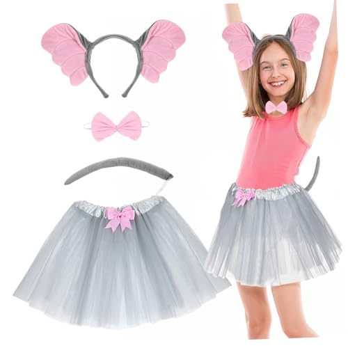 NAMOARLY Kostüm Set mit Stirnband und Tüllrock Süßes Tierkostüm für Fasching Halloween Karneval und Kostümparty Kreatives Foto Accessoire für Mädchen Charmantes Cosplay Zubehör NAMOARLY Kostüm Set mit Stirnband und Tüllrock Süßes Tierkostüm für Fasching Halloween Karneval und Kostümparty Kreatives Foto Accessoire für Mädchen Charmantes Cosplay Zubehör von NAMOARLY