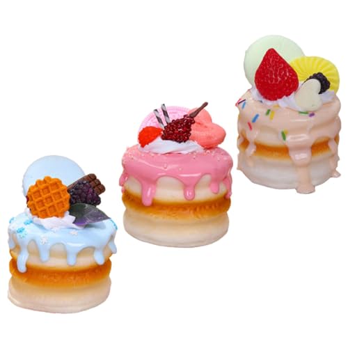 NAMOARLY 3 Stücke Künstliche Kuchen Gefälschte Pu Kuchen Realistische Mousse Display Gemischte Farbe Für Home Küche Büro NAMOARLY 3 Stücke Künstliche Kuchen Gefälschte Pu Kuchen Realistische Mousse Display Gemischte Farbe Für Home Küche Büro von NAMOARLY