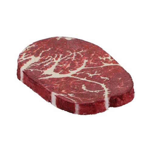 NAMOARLY Lebensechtes Steakmodell aus Polymerharz für Fotografie Ausstellungen und Küchen Dekoration Simuliertes Rindfleisch für Vielseitige Anwendungen Leicht und Tragbar von NAMOARLY
