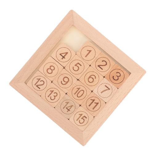 NAMOARLY Lernspielzeug Holzspielzeug für Kognitives Zahlenspielzeug mit Schiebendem Puzzle Design Fördert Kreatives und Vorstellungskraft für Montessori Erziehung von NAMOARLY