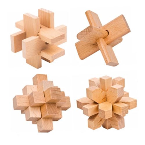 NAMOARLY Lu Ban Holzpuzzle Teiliges Klassisches Intelligentes Denkspiel aus Buchenholz Fördert Geschicklichkeit und Konzentration Geeignet für Ab Jahren Langlebiges Lernspielzeug NAMOARLY Lu Ban Holzpuzzle Teiliges Klassisches Intelligentes Denkspiel aus Buchenholz Fördert Geschicklichkeit und Konzentration Geeignet für Ab Jahren Langlebiges Lernspielzeug von NAMOARLY