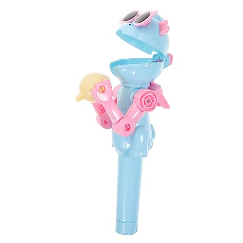 NAMOARLY Lustiger Roboter-Lollipop-Koffer Aufbewahrungsspielzeug für Lollipops Tragbares Plastikspielzeug für Jungen und Mädchen von NAMOARLY