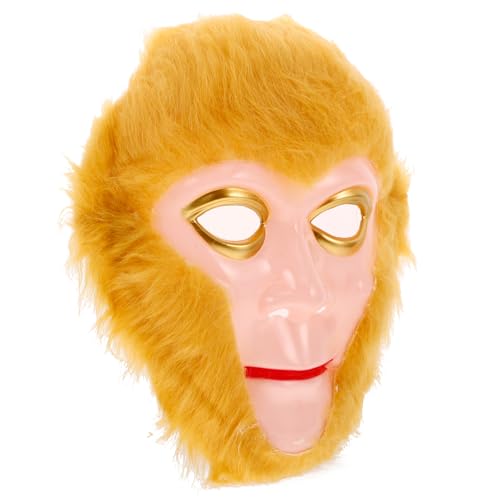 NAMOARLY Halloween Cosplay Requisiten Affenmaske Kostüm Tier Vollmaske Wukong Jungen Und Mädchen Freundliches Design von NAMOARLY