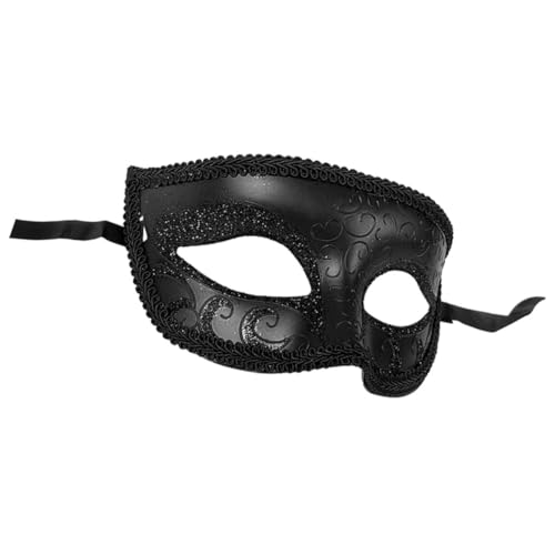 NAMOARLY Maskerade-Maske Maskerademaske für Karneval-Ball-Maske the hallow halloween Kostüm Party Maske Dekor Retro-Maske Erwachsener Requisiten Venedig bilden Mann Plastik von NAMOARLY