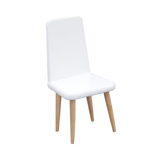 NAMOARLY Maßstab Holz Miniaturmöbel Für Spielhäuser Und Deko Mini Stuhlschmuck Für Puppen Und Sammlungen von NAMOARLY