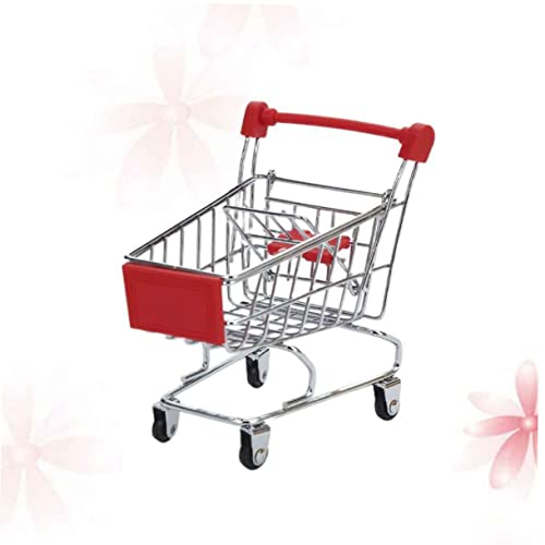 NAMOARLY Mini Einkaufswagen Simulation Trolley Für Aufbewahrung Container Größe Zubehör Einkaufswagen von NAMOARLY