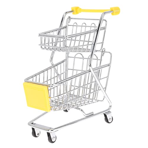 NAMOARLY Mini Einkaufswagen Spielzeugwagen Mit Rädern Kinderwagen Kleiner Einkaufswagen Für Kleinkinder Mini Einkaufswagen Supermarktwagen Modus Desktop Ornament Gelbes NAMOARLY Mini Einkaufswagen Spielzeugwagen Mit Rädern Kinderwagen Kleiner Einkaufswagen Für Kleinkinder Mini Einkaufswagen Supermarktwagen Modus Desktop Ornament Gelbes von NAMOARLY