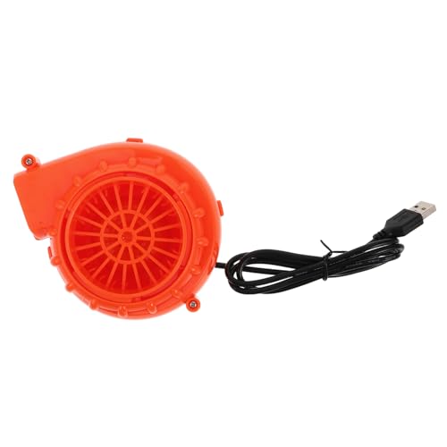 NAMOARLY Mini Gebläse Für Aufblasbare Tragbarer USB Für Halloween Dino Kostüm Kompakter Luftbläser Für Cosplay Partys Orange von NAMOARLY