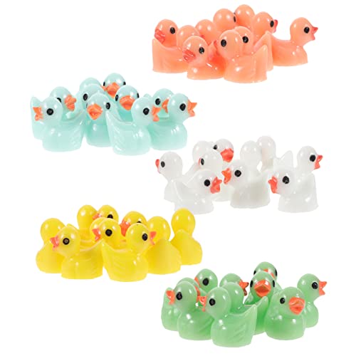 NAMOARLY Mini Resin Figuren Bunte Mini Enten Für Mini Garten Deko Handgefertigte Tierfiguren Und Ideal Für DIY Landschaften Und Dekoration NAMOARLY Mini Resin Figuren Bunte Mini Enten Für Mini Garten Deko Handgefertigte Tierfiguren Und Ideal Für DIY Landschaften Und Dekoration von NAMOARLY