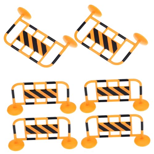 NAMOARLY 10pcs Straße Barriere Spielzeug Mini Zeichen Kinder Spielzeug Straße Zeichen Kinder von NAMOARLY