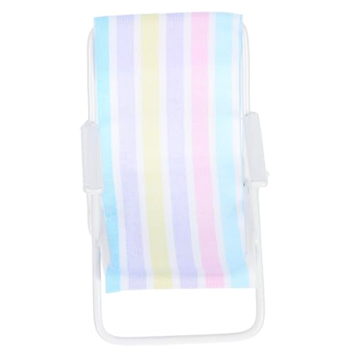 NAMOARLY Mini Beach Chair Für Puppenhaus Mini Liegestuhl Für Garten-Dekoration Und Miniatur-szenen Langlebig Und Detailgetreu Gefertigt von NAMOARLY
