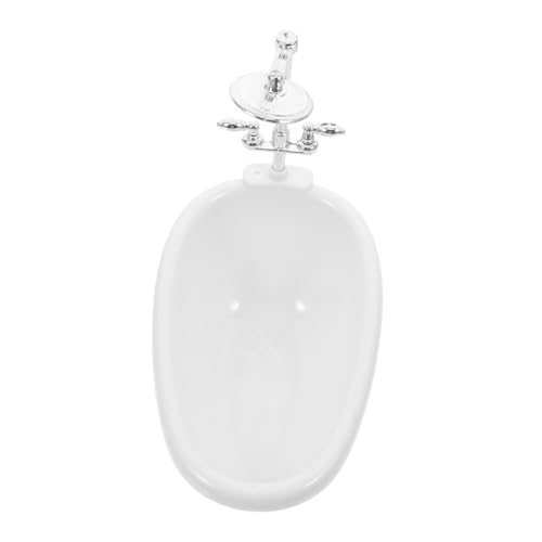 NAMOARLY Puppenhaus Badezimmer Zubehör Set Mini Badewanne Modell Maßstab 1:12 Miniatur Dekorative Miniatur Modell Für Spielzeug NAMOARLY Puppenhaus Badezimmer Zubehör Set Mini Badewanne Modell Maßstab 1:12 Miniatur Dekorative Miniatur Modell Für Spielzeug von NAMOARLY