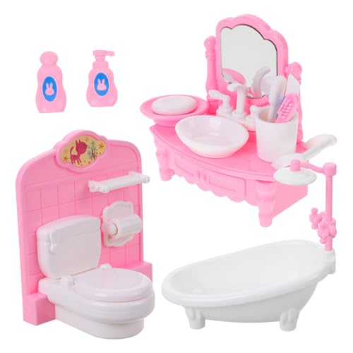 NAMOARLY 1satz Miniatur Badezimmer Möbel Für Puppenhaus Badewanne Toilette Waschbecken Zubehör Für Kreatives Spielen Und Dekorieren Hochwertige Robuste Materialien NAMOARLY 1satz Miniatur Badezimmer Möbel Für Puppenhaus Badewanne Toilette Waschbecken Zubehör Für Kreatives Spielen Und Dekorieren Hochwertige Robuste Materialien von NAMOARLY