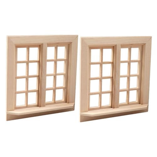 NAMOARLY Miniatur Holzfensterrahmen Für Puppenhaus Im Chinesischen Stil Ungefärbt Für Mikro Landschaftsornamente Und Mini Möbelmodelle Dekoration Für Mini Häuser NAMOARLY Miniatur Holzfensterrahmen Für Puppenhaus Im Chinesischen Stil Ungefärbt Für Mikro Landschaftsornamente Und Mini Möbelmodelle Dekoration Für Mini Häuser von NAMOARLY
