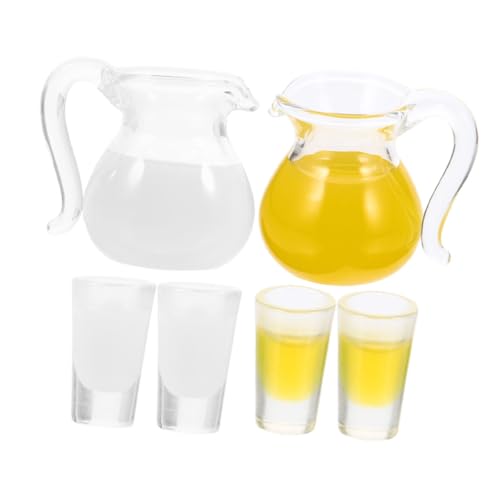 NAMOARLY 2sätze Miniatur Saft Und Milchkrug Für Puppenhäuser Teiliges Dekorationszubehör Für Lebendige Szenen Realistische Miniaturen Für Dollhouses Und Spielzeuglandschaften NAMOARLY 2sätze Miniatur Saft Und Milchkrug Für Puppenhäuser Teiliges Dekorationszubehör Für Lebendige Szenen Realistische Miniaturen Für Dollhouses Und Spielzeuglandschaften von NAMOARLY