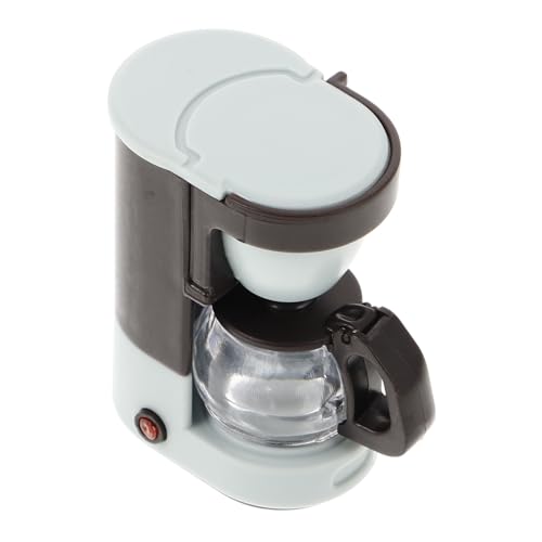 NAMOARLY Miniatur Kaffeemaschine Puppenhaus Dekoration Kompaktes Detailliertes Design Leichtes für Perfektes Zubehör für Puppenhaus Küche von NAMOARLY