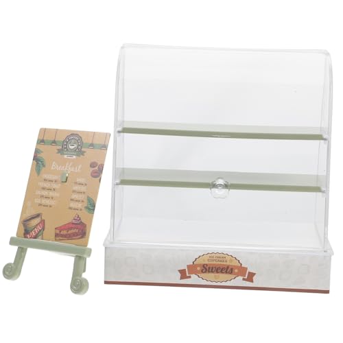 NAMOARLY Miniatur-kuchenschrank Puppenhaus Miniatur-Accessoire Miniatur-Dessert-Ausstellung Miniatur-bäckerei Stabiles Abs-Material Realistisches NAMOARLY Miniatur-kuchenschrank Puppenhaus Miniatur-Accessoire Miniatur-Dessert-Ausstellung Miniatur-bäckerei Stabiles Abs-Material Realistisches von NAMOARLY