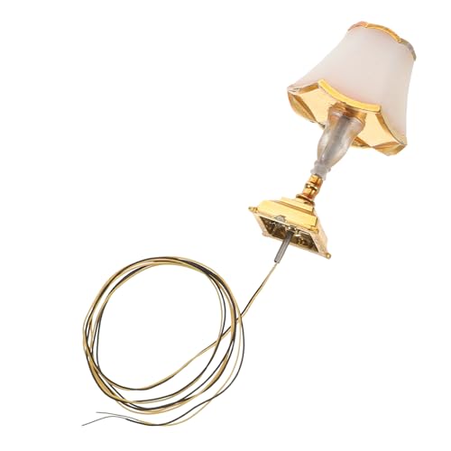 NAMOARLY Miniatur Lampe für Puppenhaus Retro Schreibtischlampe mit LED Dekorative Tischbeleuchtung für Puppenstuben und Miniaturmöbel Goldene Tischlampe für DIY Bastelprojekte NAMOARLY Miniatur Lampe für Puppenhaus Retro Schreibtischlampe mit LED Dekorative Tischbeleuchtung für Puppenstuben und Miniaturmöbel Goldene Tischlampe für DIY Bastelprojekte von NAMOARLY