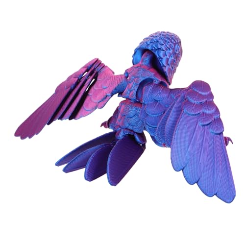 NAMOARLY Miniatur Papageienmodell Gedruckt Realistisches Vogelspielzeug für Dekorative Figur für Bücherregal Sicheres und Kinderfreundliches für Spielerische von NAMOARLY