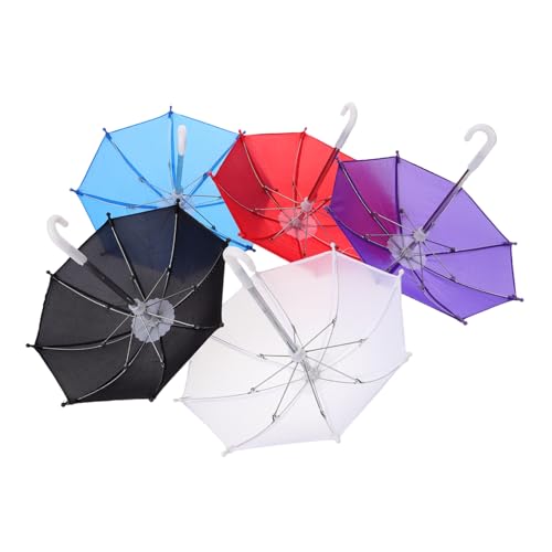 NAMOARLY Miniatur Puppen Regenschirm Puppenhaus Zubehör Dekorative Mini Regenschirme Für Kreative Spielwelten von NAMOARLY