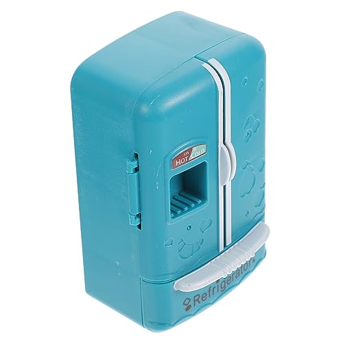 NAMOARLY Miniatur Puppenhaus Kühlschrank Doppeltüriger Mini Kühlschrank Modell Abs Material Kompakt Leicht Realistische Miniatur Dekoration für DIY Puppenhaus Küche Blau NAMOARLY Miniatur Puppenhaus Kühlschrank Doppeltüriger Mini Kühlschrank Modell Abs Material Kompakt Leicht Realistische Miniatur Dekoration für DIY Puppenhaus Küche Blau von NAMOARLY