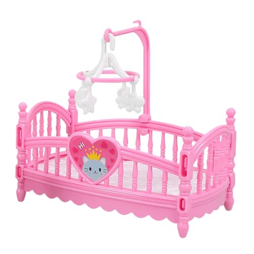 NAMOARLY Miniatur Puppenhaus Möbel Set Babypuppen Kinderbett DIY Zubehör Für Puppenhaus Kinderzimmer Für Kreative Spielideen Und Rollenspiele NAMOARLY Miniatur Puppenhaus Möbel Set Babypuppen Kinderbett DIY Zubehör Für Puppenhaus Kinderzimmer Für Kreative Spielideen Und Rollenspiele von NAMOARLY