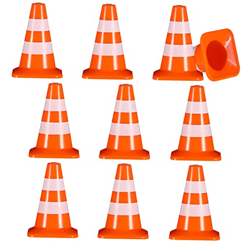 NAMOARLY 10er-Pack Mini-verkehrskegel Kinderspiel-baukegel-Spielzeug-Set Realistische Verkehrszeichenmodelle Für Die Bildung NAMOARLY 10er-Pack Mini-verkehrskegel Kinderspiel-baukegel-Spielzeug-Set Realistische Verkehrszeichenmodelle Für Die Bildung von NAMOARLY