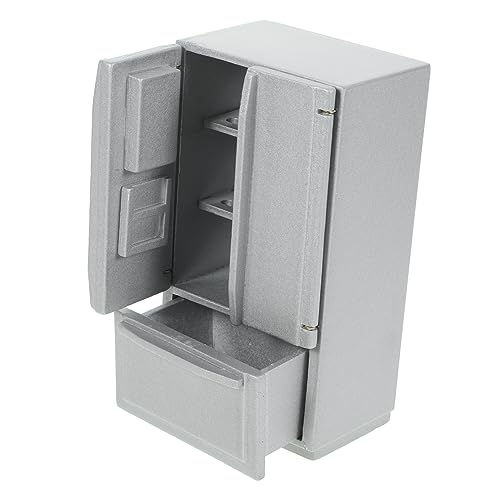 NAMOARLY Miniatur-kühlschrank, Puppenhaus, Gefrierschrank, Miniatur-kühlschrank, Kühlschrankmodell von NAMOARLY
