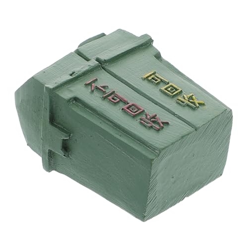 NAMOARLY Miniatur-abfallbehälter Maßstab Realistisches Modell Für Schreibtisch-Dekoration Und Puppenhaus Perfekter Kleiner Mülleimer Für Sammler Und Bürogestaltung von NAMOARLY