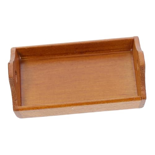 NAMOARLY Miniatur- -Ornament Mini-tablett Puppenhaus Miniatur-Lebensmittel-servierplatte Feine Handwerkskunst NAMOARLY Miniatur- -Ornament Mini-tablett Puppenhaus Miniatur-Lebensmittel-servierplatte Feine Handwerkskunst von NAMOARLY