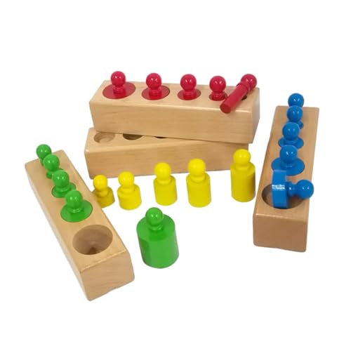NAMOARLY Montessori Bunte Zylinder Sockel Puzzle Pädagogisches Holzspielzeug Für Frühes Lernspielzeug Motorischen Fähigkeiten Und Kreativität Ideales NAMOARLY Montessori Bunte Zylinder Sockel Puzzle Pädagogisches Holzspielzeug Für Frühes Lernspielzeug Motorischen Fähigkeiten Und Kreativität Ideales von NAMOARLY